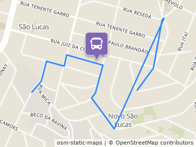 Mapa da parada