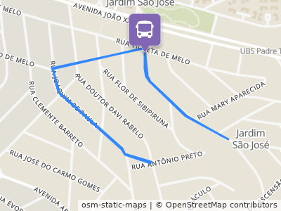 Mapa da parada