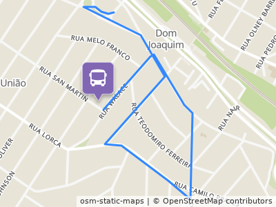 Mapa da parada