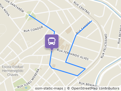Mapa da parada