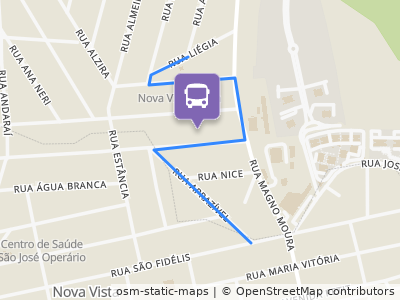 Mapa da parada