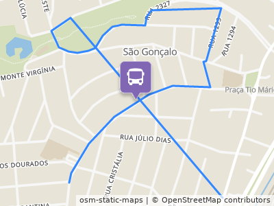 Mapa da parada