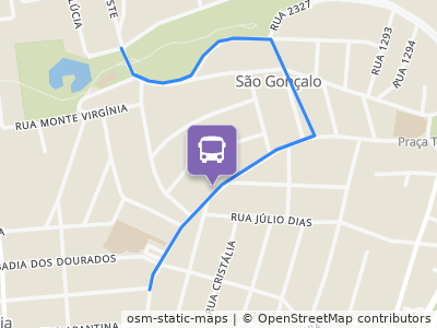 Mapa da parada
