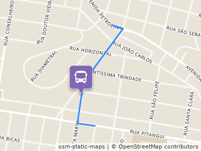 Mapa da parada