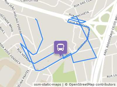 Mapa da parada
