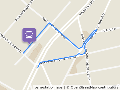 Mapa da parada