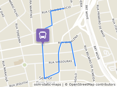 Mapa da parada