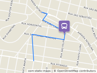 Mapa da parada