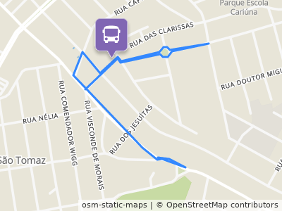 Mapa da parada
