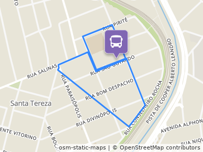 Mapa da parada
