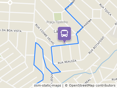 Mapa da parada