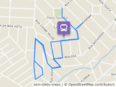 Mapa da parada