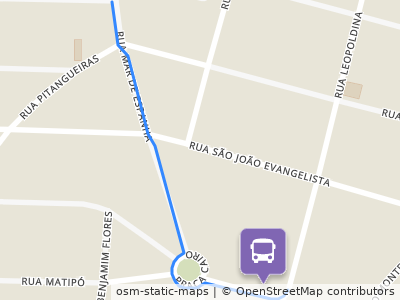 Mapa da parada
