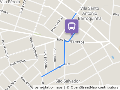 Mapa da parada