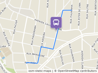 Mapa da parada