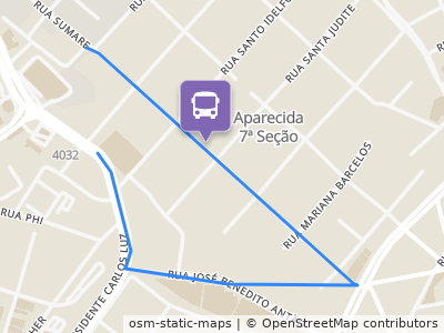 Mapa da parada