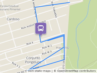 Mapa da parada