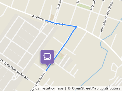Mapa da parada