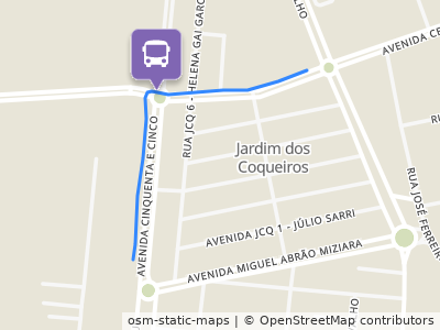Mapa da parada