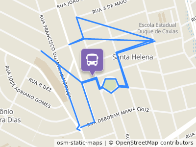 Mapa da parada