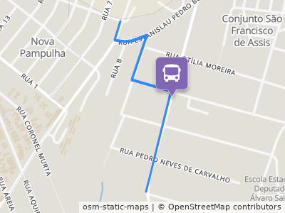 Mapa da parada