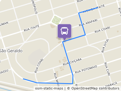 Mapa da parada
