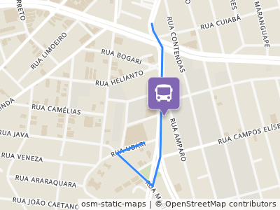 Mapa da parada