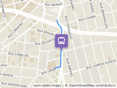 Mapa da parada