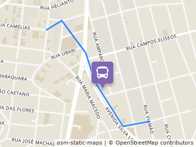 Mapa da parada