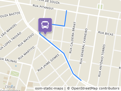 Mapa da parada
