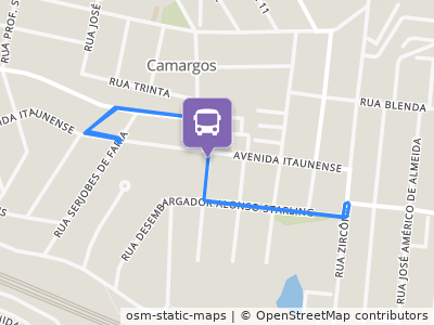 Mapa da parada