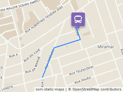 Mapa da parada