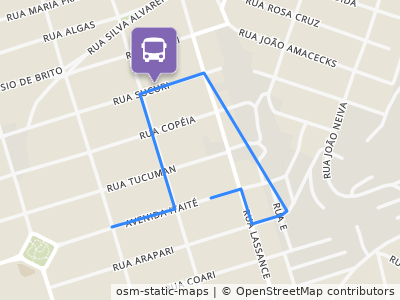 Mapa da parada