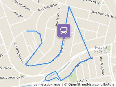 Mapa da parada