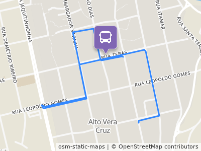 Mapa da parada