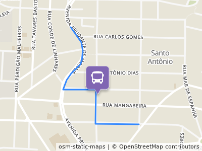 Mapa da parada