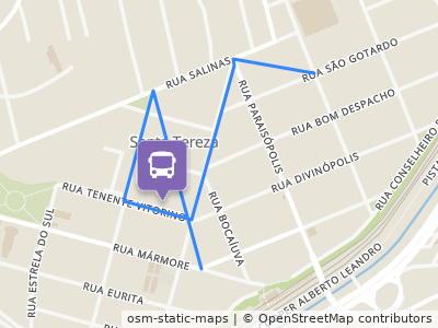 Mapa da parada