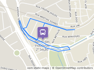 Mapa da parada