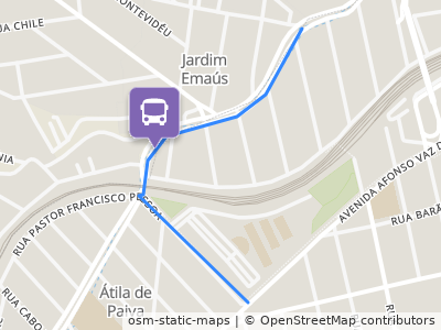 Mapa da parada