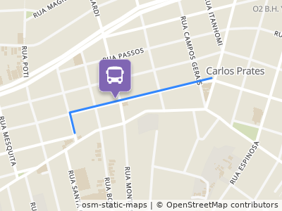 Mapa da parada