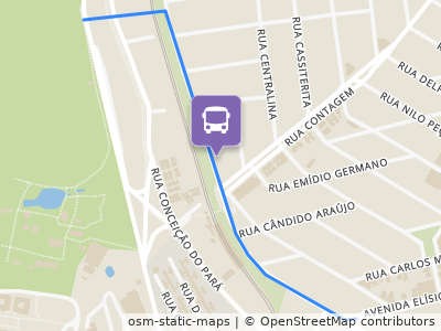 Mapa da parada