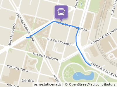 Mapa da parada