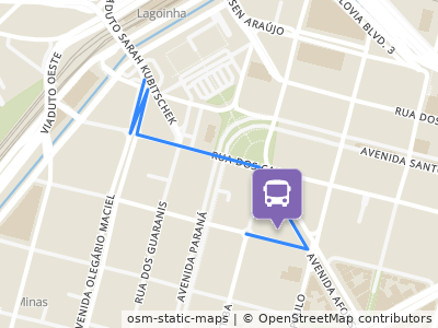 Mapa da parada