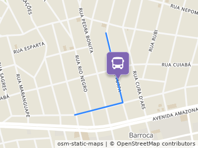 Mapa da parada