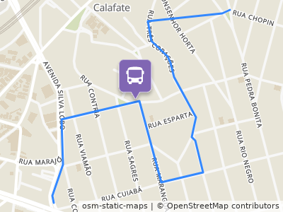 Mapa da parada
