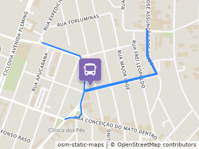 Mapa da parada