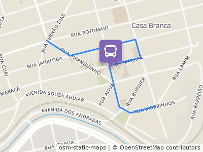 Mapa da parada