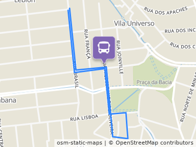 Mapa da parada