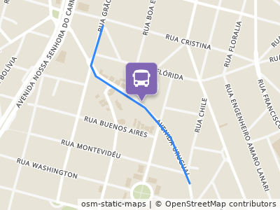 Mapa da parada