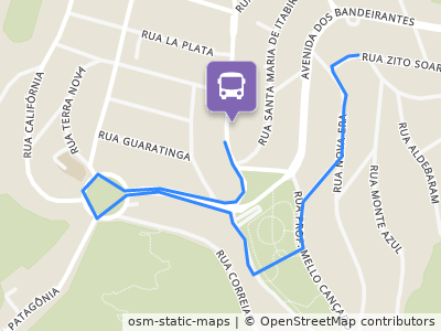 Mapa da parada